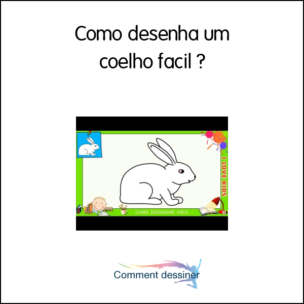 Como desenha um coelho facil